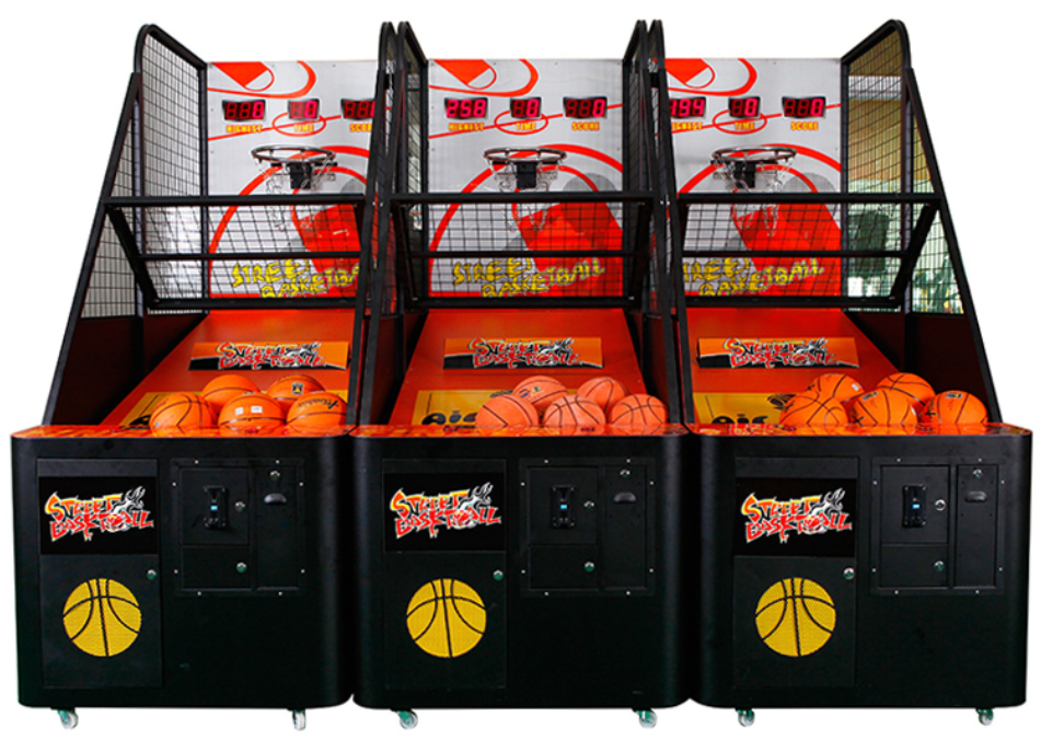 Jeu d'arcade de tir de basketball Rec-Tek MVP avec 4 balles et tableau de  pointage électronique